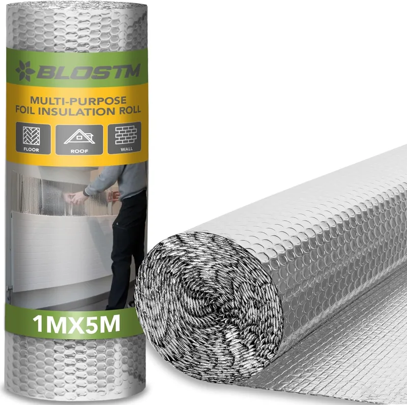 BLOSTM Foil Insulation Roll 1m x 5m