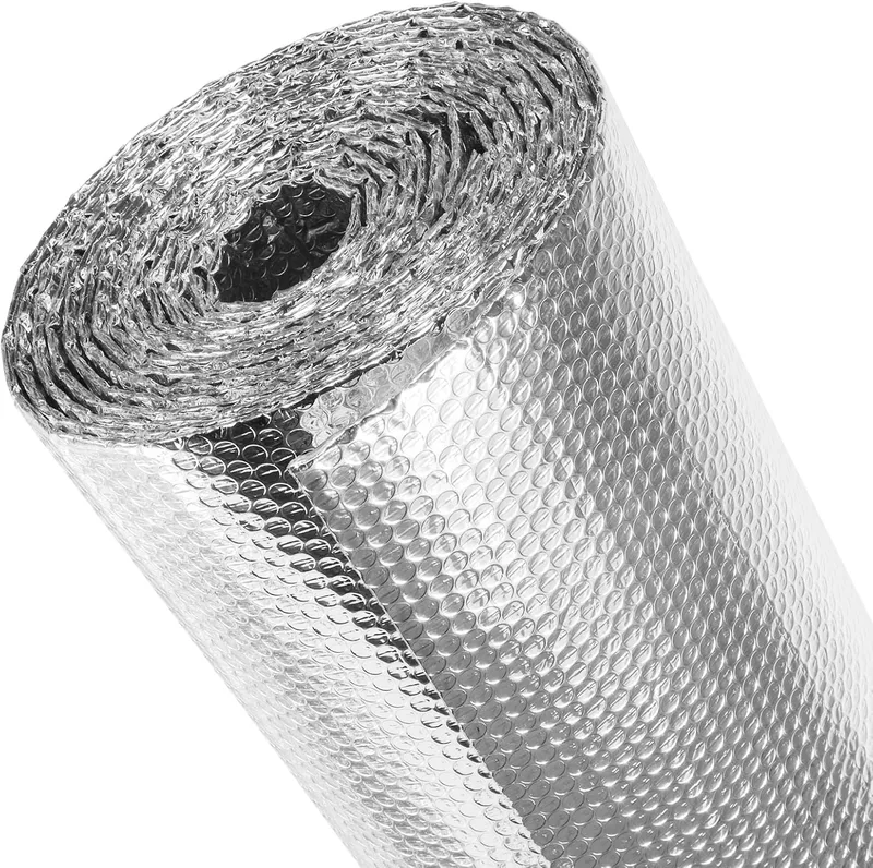 fowong Foil Bubble Insulation Roll 1.5x2.5m