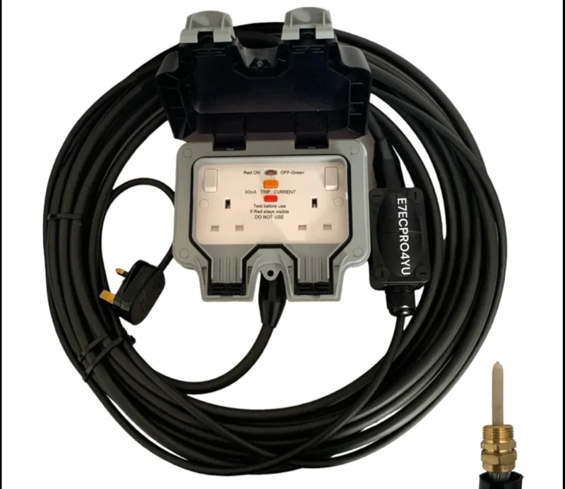 RCD Armoured Outdoor Extension 25m IP66 Socket